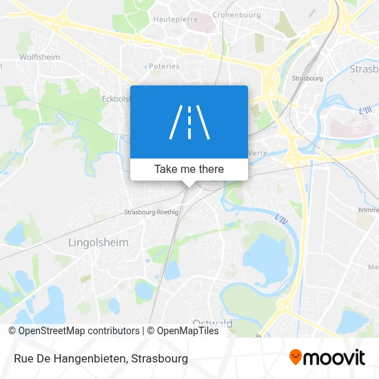 Rue De Hangenbieten map