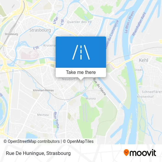 Rue De Huningue map