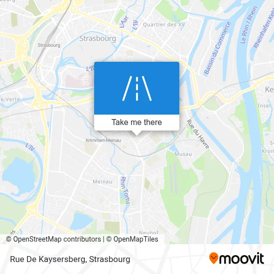 Rue De Kaysersberg map