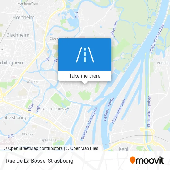 Rue De La Bosse map