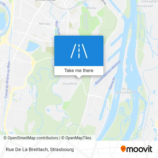 Rue De La Breitlach map
