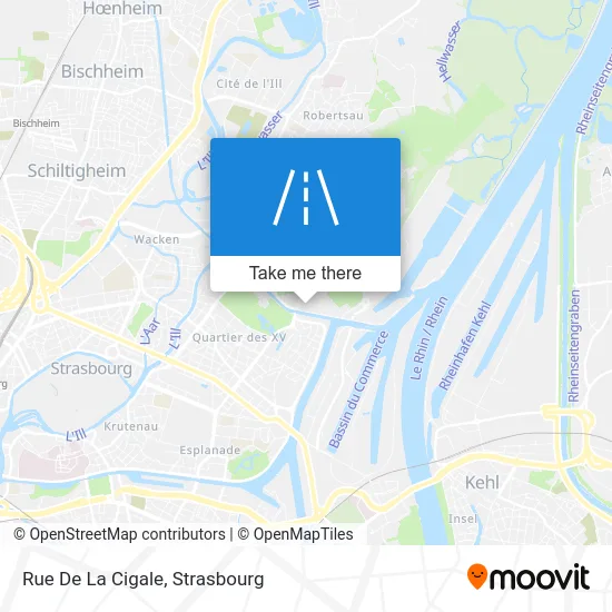 Rue De La Cigale map