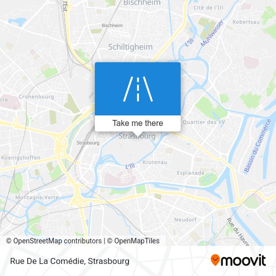 Rue De La Comédie map