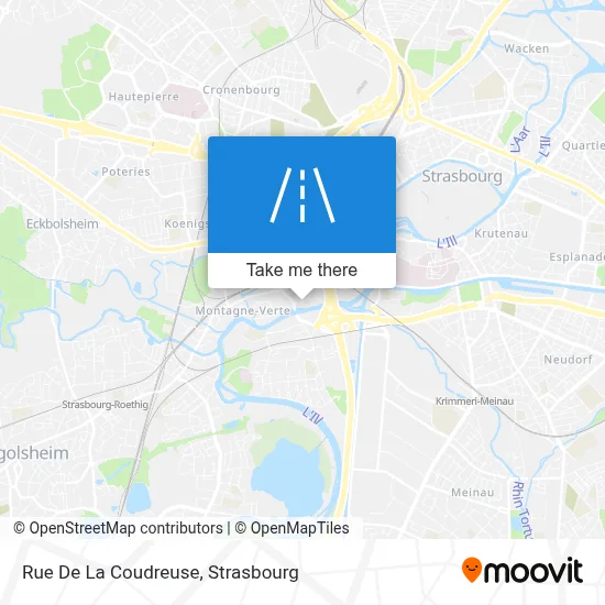 Rue De La Coudreuse map