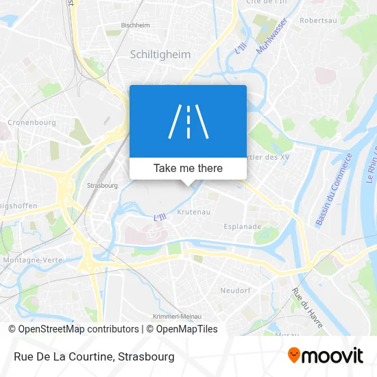 Rue De La Courtine map