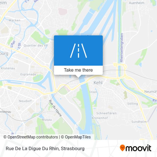 Rue De La Digue Du Rhin map