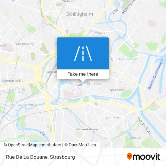 Rue De La Douane map