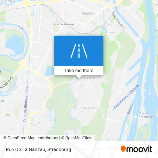 Rue De La Ganzau map