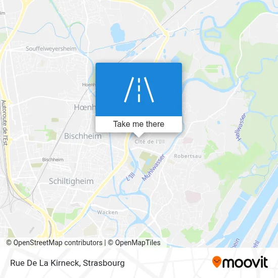 Rue De La Kirneck map