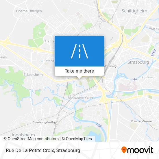 Rue De La Petite Croix map