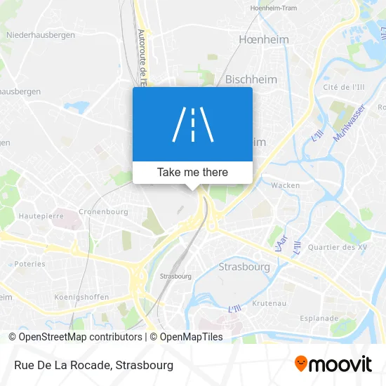 Rue De La Rocade map