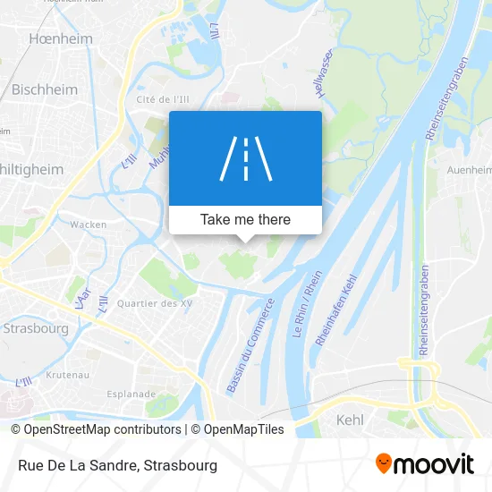 Rue De La Sandre map