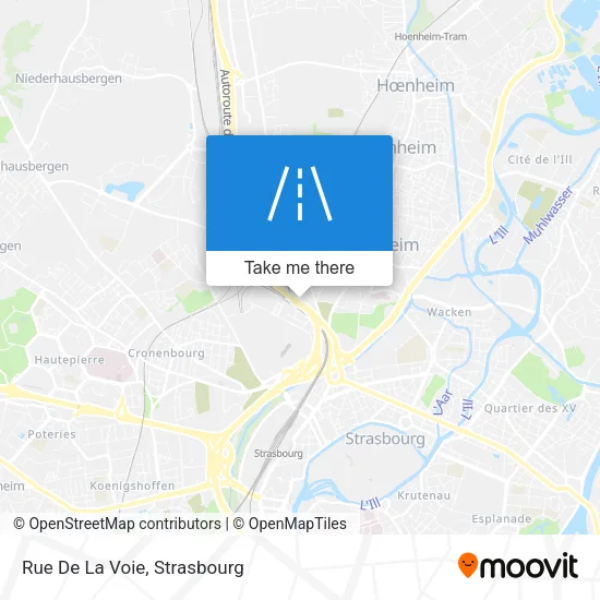 Rue De La Voie map
