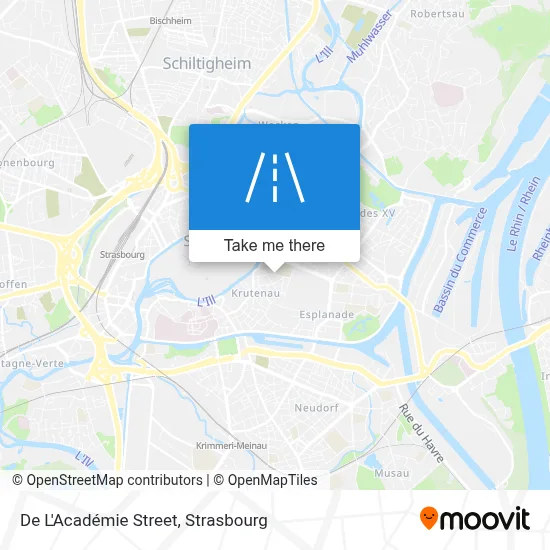 Rue De L'Académie map