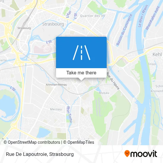 Rue De Lapoutroie map