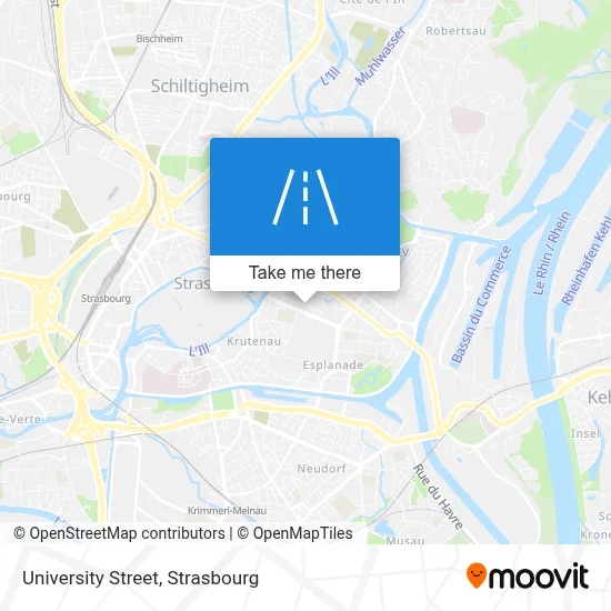 Rue De L'Université map