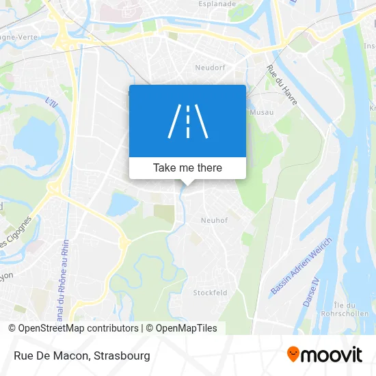 Rue De Macon map