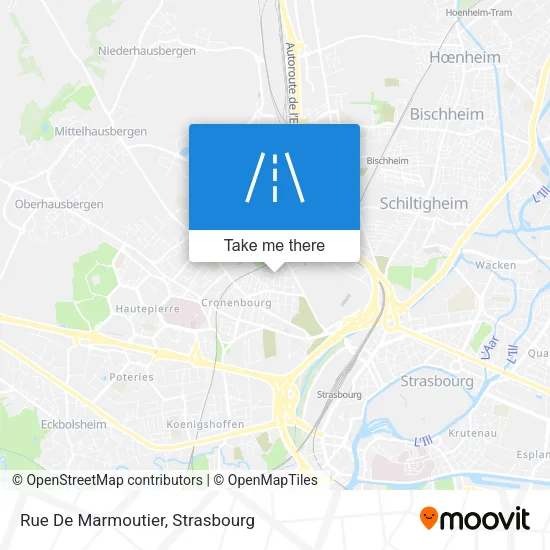 Rue De Marmoutier map