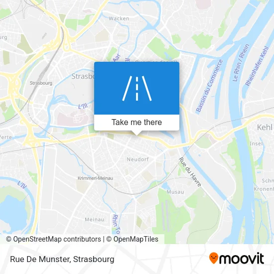 Rue De Munster map