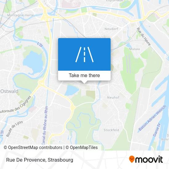 Rue De Provence map