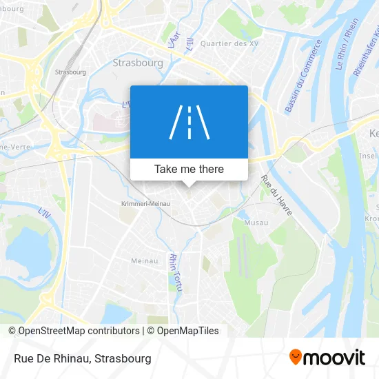 Rue De Rhinau map
