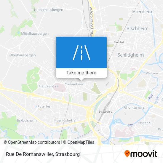 Rue De Romanswiller map