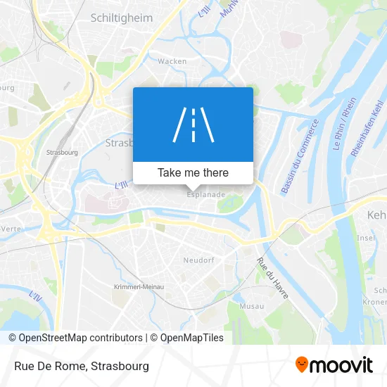 Rue De Rome map