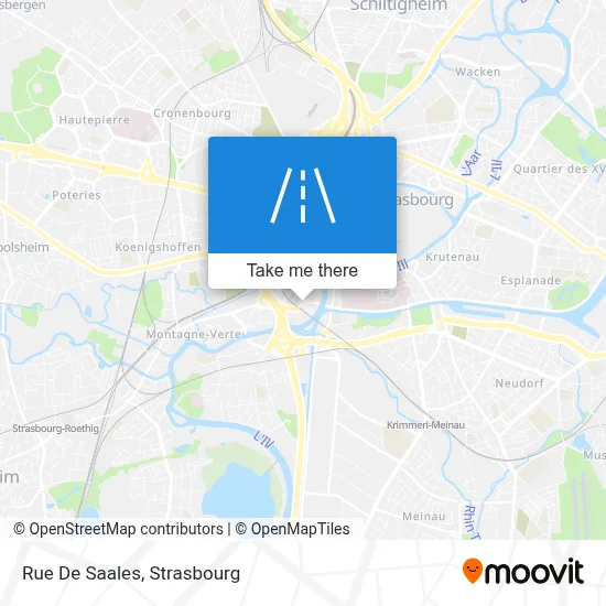 Rue De Saales map