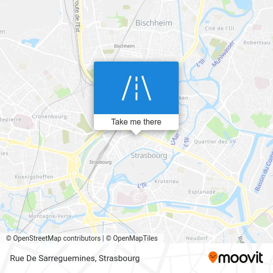 Rue De Sarreguemines map