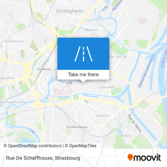 Rue De Schaffhouse map