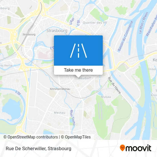 Rue De Scherwiller map