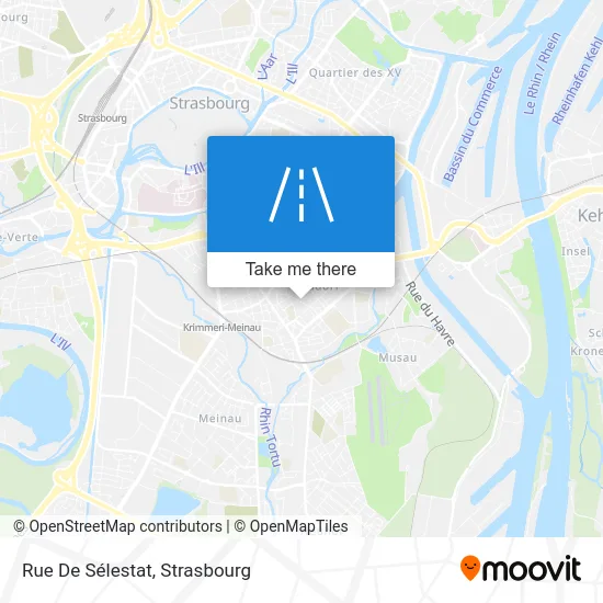 Rue De Sélestat map