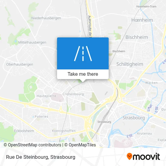 Rue De Steinbourg map