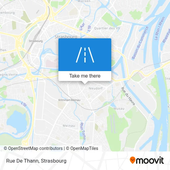 Rue De Thann map