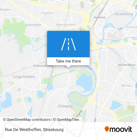 Rue De Westhoffen map