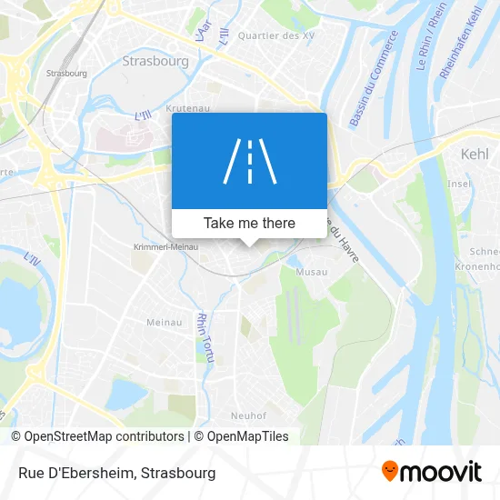 Rue D'Ebersheim map