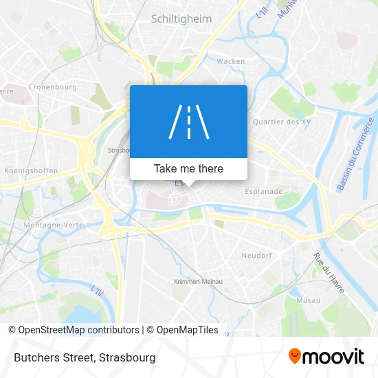 Rue Des Bouchers map