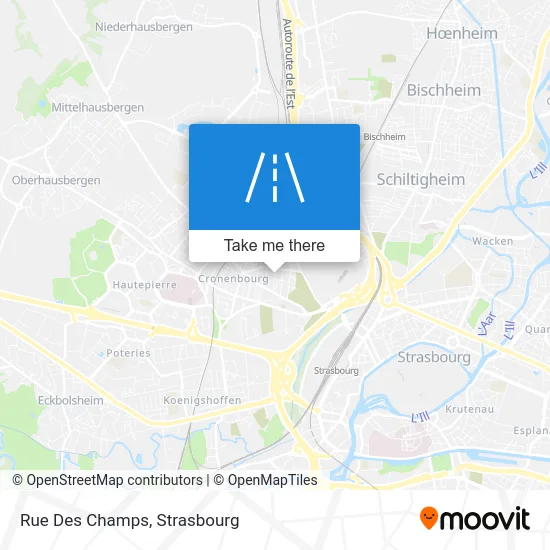 Rue Des Champs map