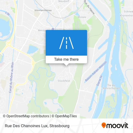 Rue Des Chanoines Lux map