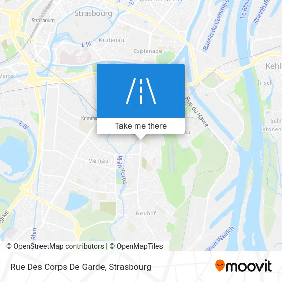 Rue Des Corps De Garde map