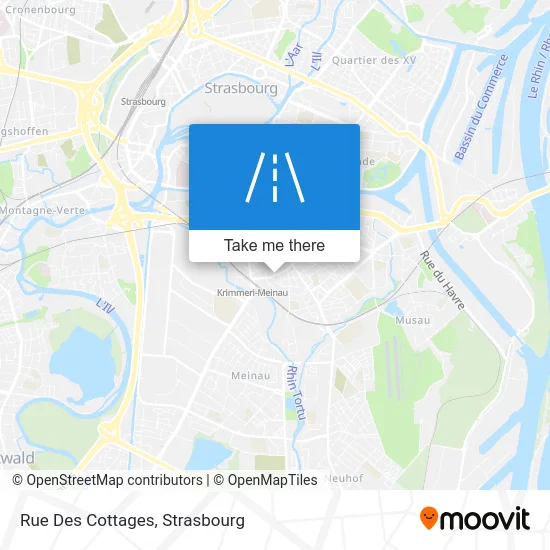 Rue Des Cottages map