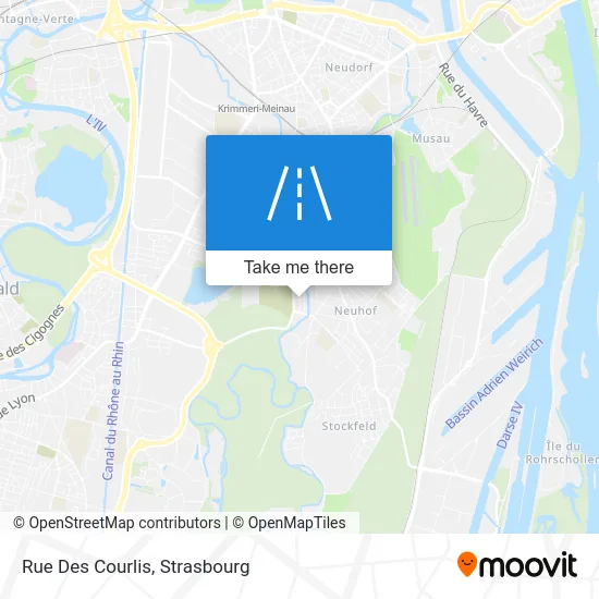 Rue Des Courlis map