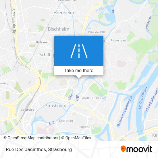 Rue Des Jacinthes map