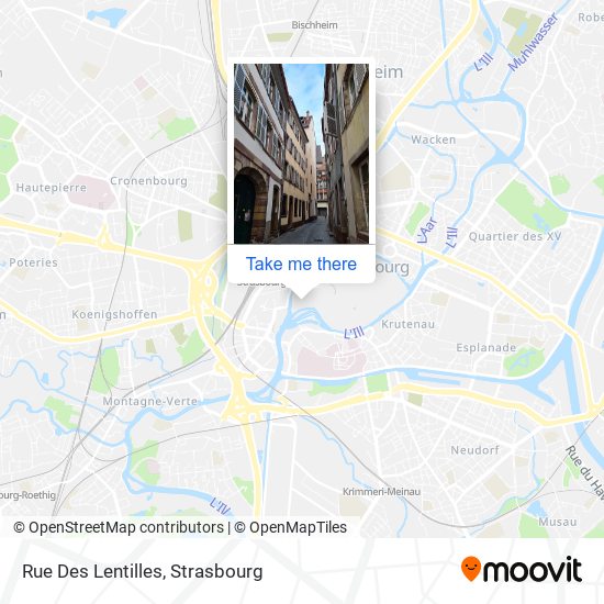 Rue Des Lentilles map