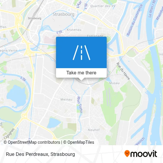 Rue Des Perdreaux map