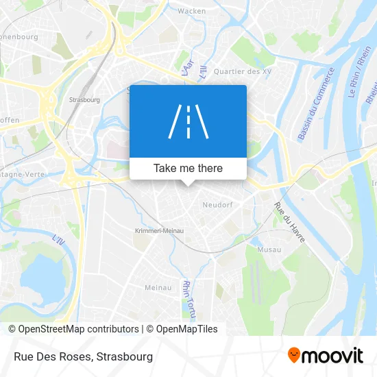 Rue Des Roses map