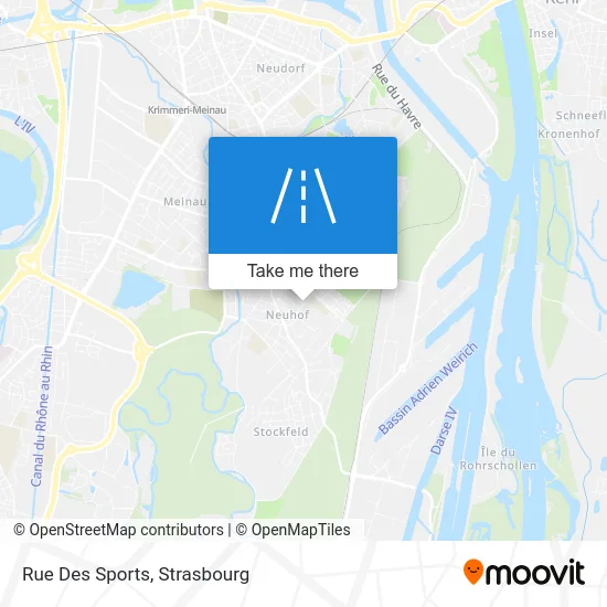 Rue Des Sports map