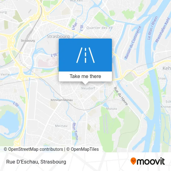 Rue D'Eschau map