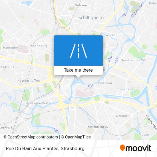 Rue Du Bain Aux Plantes map