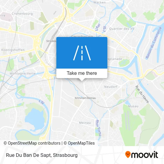 Rue Du Ban De Sapt map